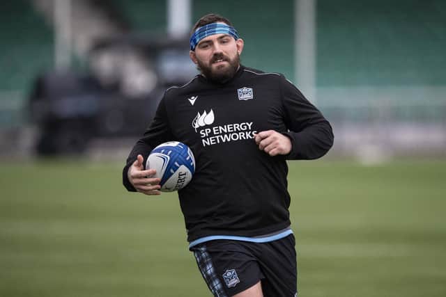Jamie Bhatti rejoined Glasgow Warriors last summer. (Photo by Ross MacDonald / SNS Group)