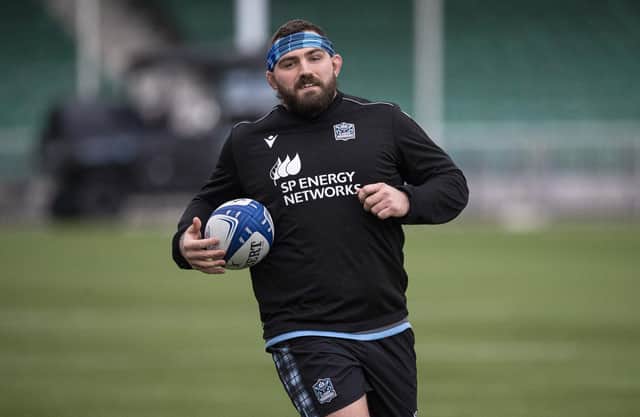 Jamie Bhatti rejoined Glasgow Warriors last summer. (Photo by Ross MacDonald / SNS Group)