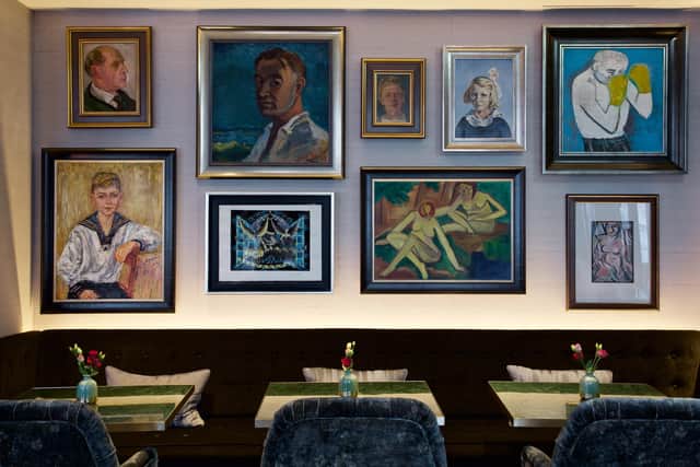 Artwork in the dining room/bar at the Althoff St James’s Hotel & Club Mayfair, London. Pic: Contributed