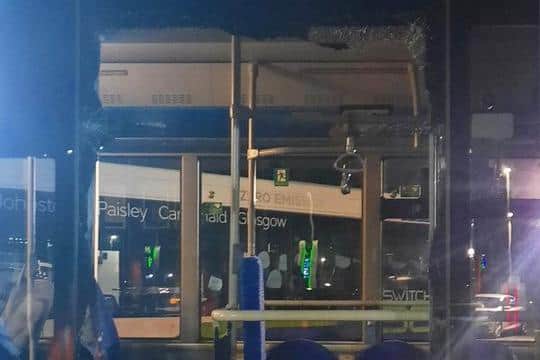 "That’s yet another new electric bus trashed by thugs" - McGill's chief executive Ralph Roberts