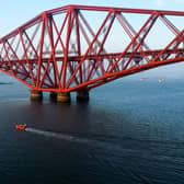 Aerial shot of the Queensferry RNLI lifeboat on a 'shout' in the Firth of Forth
Pic: Forth Air Ltd