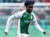 Elie Youan is one of five players currently on loan at Hibs. (Photo by Ross Parker / SNS Group)