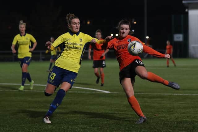 Glasgow City FC striker, Clare Shine, has been found after being reported missing on Sunday morning.  (Photo by Ian MacNicol/Getty Images)