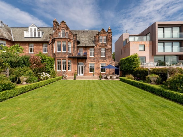 What is it? A distinctive six-bedroom family home, built in 1899 as an Edinburgh Academy boarding house. It has been extensively refurbished by Lorn MacNeal Architects.
Where is it? Within walking distance of the Royal Botanic Gardens Edinburgh, and close to the charms of Stockbridge, this is one of the Capital’s most coveted addresses.
