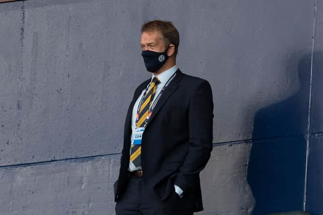 SFA Chief Executive Ian Maxwell during the UEFA Nations League match between Scotland and Israel at Hampden Park on September 4. (Photo by Alan Harvey / SNS Group)