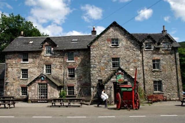 Strange and ghostly things happen at The Drovers Inn near Loch Lommond, with the pub and hotel seen known as one of the most haunted in Britain.