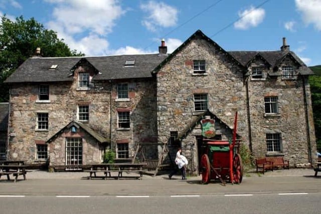 Strange and ghostly things happen at The Drovers Inn near Loch Lommond, with the pub and hotel seen known as one of the most haunted in Britain.