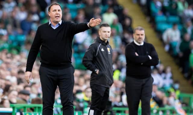 Ross County manager Malky Mackay during a cinch Premiership match between Celtic and Ross County at Celtic Park, on March 19, 2022, in Glasgow, Scotland.  (Photo by Alan Harvey / SNS Group)