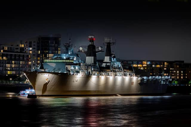 The Royal Navy’s amphibious flagship will visit Edinburgh for the Queen’s Platinum Jubilee weekend.