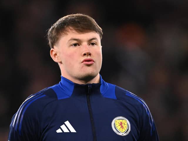 Nathan Patterson has emerged as a doubt for Euro 2024 after suffering a hamstring injury in his first Everton appearance since January. (Photo by Stu Forster/Getty Images)