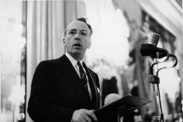 Scottish-born Canadian politician Tommy Douglas is revered in his adopted country (Picture: Express Newspapers/Getty Images)