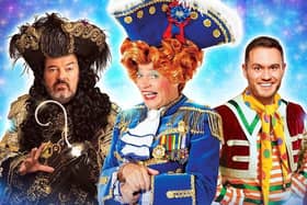 Allan Stewart, Grant Stott and Jordan Young star in this year's big Edinburgh panto at the Festival Theatre.