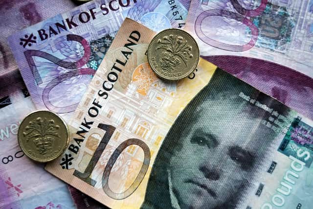 Rathbones has found that 44 per cent of business-owners north of the Border have given their employees regular financial help in the last six months. Picture: Andy Buchanan/AFP via Getty Images.
