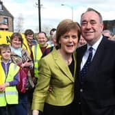Nicola Sturgeon and Alex Salmond, pictured before their relationship broke down