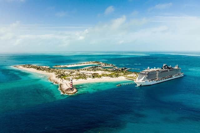 The firm highlights its Ocean Cay MSC Marine Reserve, a private island in The Bahamas. Picture: contributed.