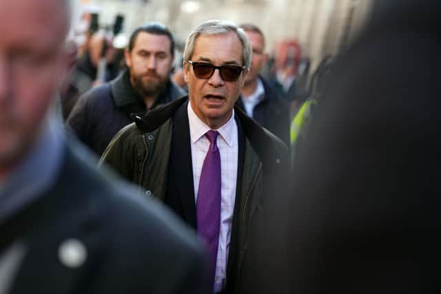Reform UK leader Nigel Farage. Picture: Jordan Pettitt/PA Wire