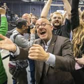 Scottish Green Party co-leader Patrick Harvie at the Glasgow City Council count at the Emirates Arena in Glasgow, in the local government elections