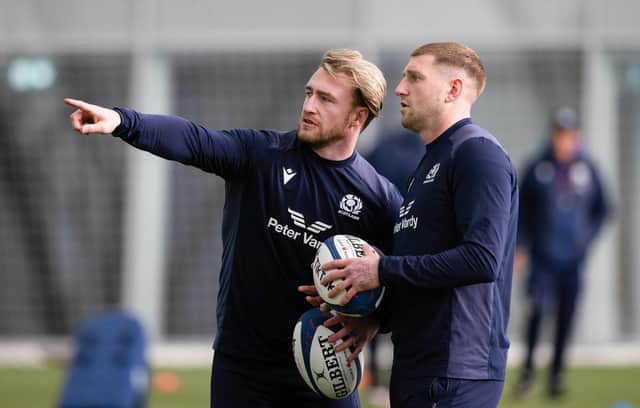 Stuart Hogg and Finn Russell know each other very well from club and country.