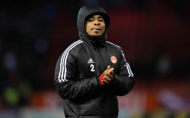 Aberdeen's Vicente Besuijen has missed the club's past three matches.