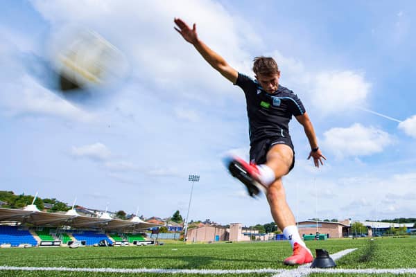 Danny Wilson has backed Ross Thompson's kicking game in the expected wet weather against the Sharks at Scotstoun. Picture: Ross MacDonald/SNS