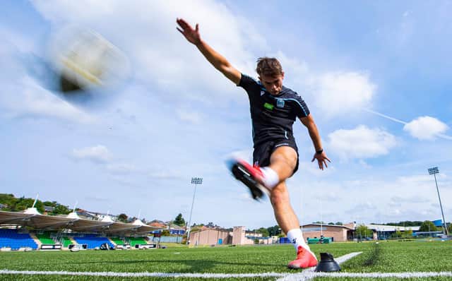 Danny Wilson has backed Ross Thompson's kicking game in the expected wet weather against the Sharks at Scotstoun. Picture: Ross MacDonald/SNS