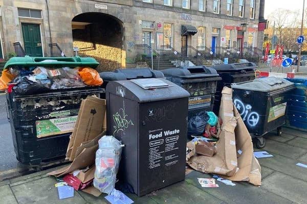 Keep Scotland Beautiful’s survey found that only 81.2 per cent meet the ‘clean’ standard in Edinburgh
