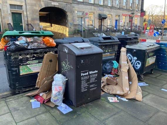 Keep Scotland Beautiful’s survey found that only 81.2 per cent meet the ‘clean’ standard in Edinburgh