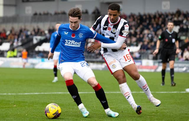 St Mirren's Ethan Erhahon was singled out for his performance against Rangers.