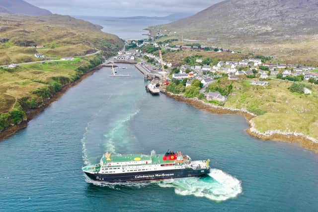 The MV Hebrides has been taken out of service.