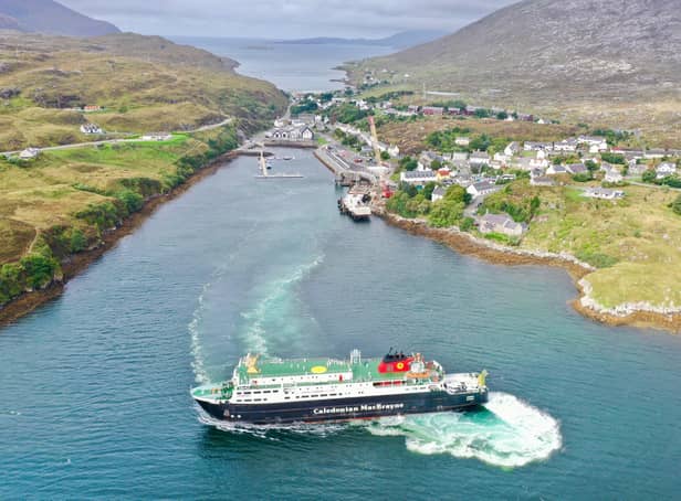 The MV Hebrides has been taken out of service.