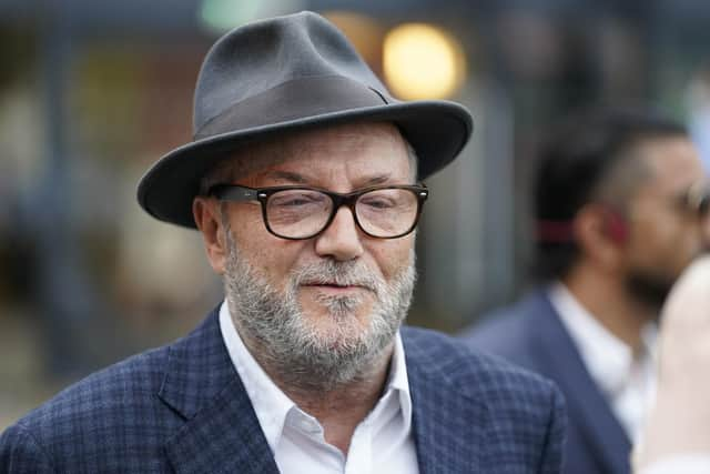 George Galloway after Kim Leadbeater won the Batley and Spen by-election to represent the seat previously held by her sister Jo Cox, who was murdered in the constituency in 2016. Picture: Danny Lawson/PA Wire