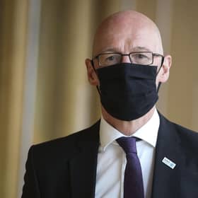 Deputy First Minister John Swinney at the Scottish Parliament in Holyrood, Edinburgh. Picture date: Wednesday June 23, 2021.