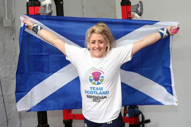Weightlifter Jodey Hughes is aiming for a medal at her second Commonwealth Games. Pic:  Jeff Holmes / Team Scotland.