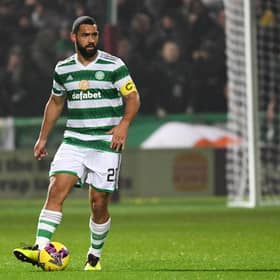 Celtic's Cameron Carter-Vickers in action during the 2-1 win at Motherwell on Wednesday. (Photo by Ross MacDonald / SNS Group)