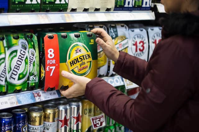 Alcohol Focus Scotland has defended the minimum unit pricing policy. Picture: John Devlin