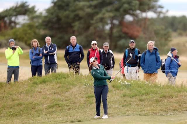 Leona Maguire on her way to a best-of-the-day 66 in the final round at Muirfield. Picture: Charlie Crowhurst/Getty Images.