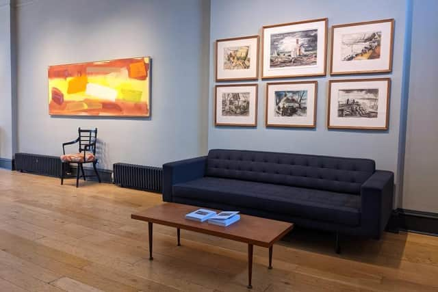 Installation view of Modern at the Fine Art Society, Edinburgh