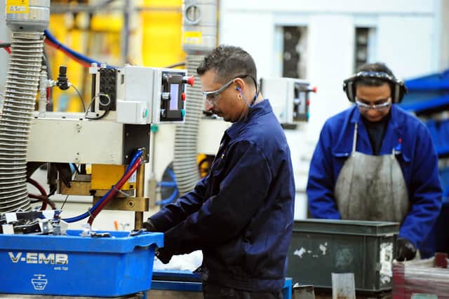 The headline tracker index measures the month-on-month change in the combined output of the country’s manufacturing and service sectors.
