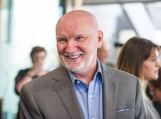 Sir Tom Hunter made his money through property and sports goods.