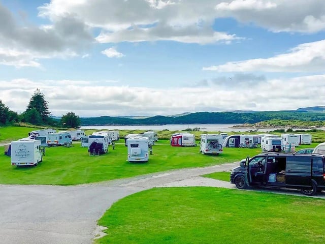 Rockcliffe’s Castle Point Caravan Site, a short stroll from the sea and within easy ambling distance of three sandy beaches – and with some of the best views in the area. Which for Scotland is saying quite a lot. On site, there's a laundry room with washing machines and dryers, plus washing-up areas, a lockable bike shed, a drying room for wet clothes, a play area for the kids and a barbecue area with seating. For provisions, a well-stocked food shop is about a mile away at Colvend and a couple of small supermarkets are around six miles away. Price start at £25.50 for a grass pitch.