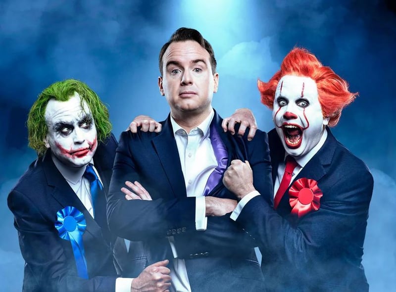 Impressionist and political satirist Matt Forde has no shortage of material for his latest show 'Clowns to the Left of Me, Jokers to the Right' which is on at the Stand Comedy Club on Monday, March 28, and Tuesday, March 29. A regular on television, he's appeared on Have I Got News For You, The Last Leg and The Royal Variety Performance, as well as being one of the voices behind the puppets on Spitting Image.