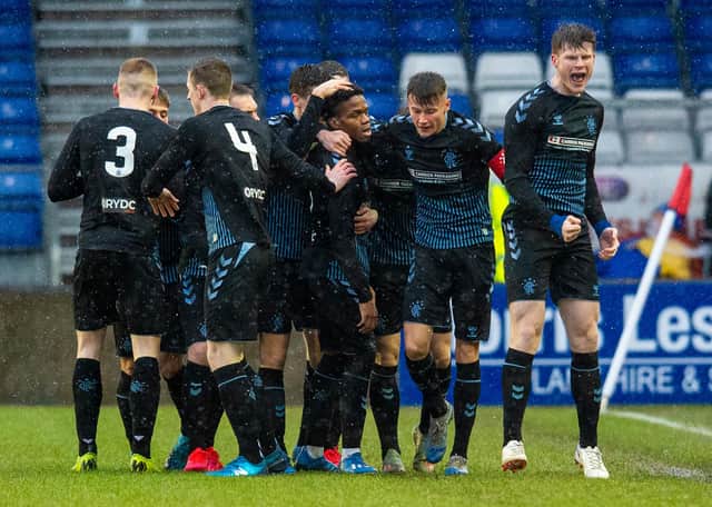 Rangers Colts reached the semi-final of last season's Challenge Cup. Picture: SNS