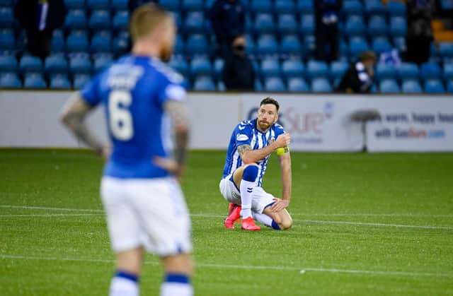Kilmarnock will be playing in the Championship next season.