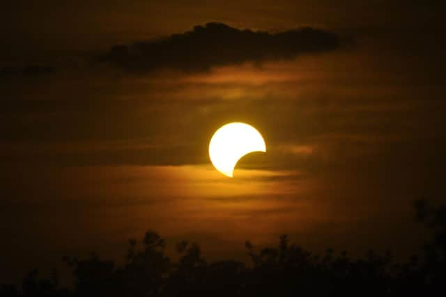 This weekend's solar event will be the first solar eclipse of 2022. Photo: artbrandy / pixabay / Canva Pro.