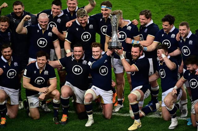 Scotland's win over France was a massive squad effort, and not just be the 23 selected for Paris. Picture: Martin Bureau/AFP via Getty Images