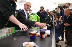 SNP leader John Swinney has pledged to  cap prices for many foods in supermarkets (Picture: Jeff J Mitchell/Getty Images)
