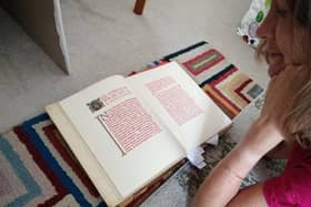 Elizabeth Robson was stunned to find the vintage book, which was published in 1905.