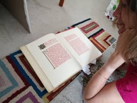 Elizabeth Robson was stunned to find the vintage book, which was published in 1905.
