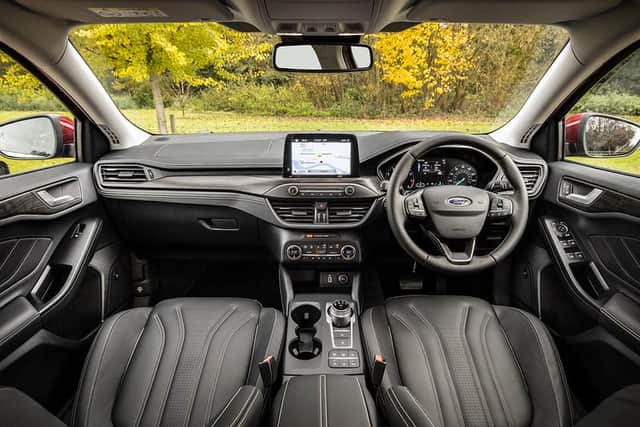 The Vignale's interior sets its apart from other Focuses