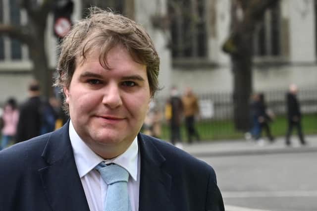 Conservative MP Jamie Wallis issued a statement saying 'I'm trans. Or to be more accurate, I want to be be' (Picture: Justin Tallis/AFP via Getty Images)